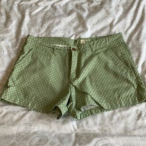 Gap Green Print Shorts